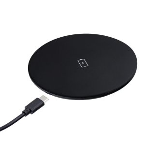 Indukční nabíječka Forcell F-Energy Qi QC 15W + kabel USB C na USB A, černá