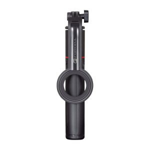 Selfie tyč Forcell F-Grip MagSelfie (21 až 104cm) kompatibilní s MagSafe s bezdrátovým dálkovým ovládáním, černá