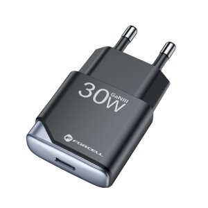 Forcell F-Energy Ultra Slim GaN III USB C, PD 30W QC4.0 3A, černá