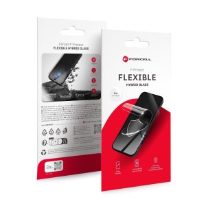Tvrzené sklo pro Samsung S937 Galaxy S25 Edge Forcell Flexible Hybrid Glass černá